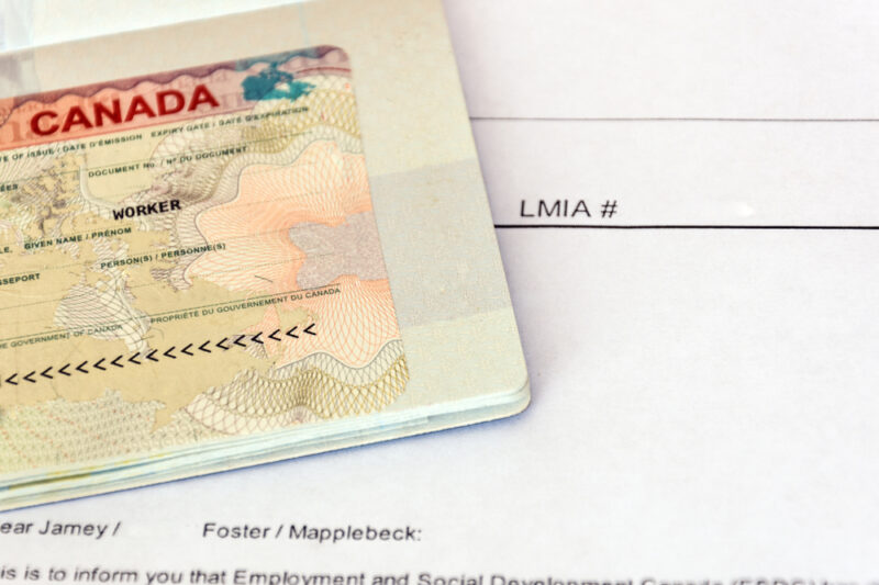Canada work permits with LMIA